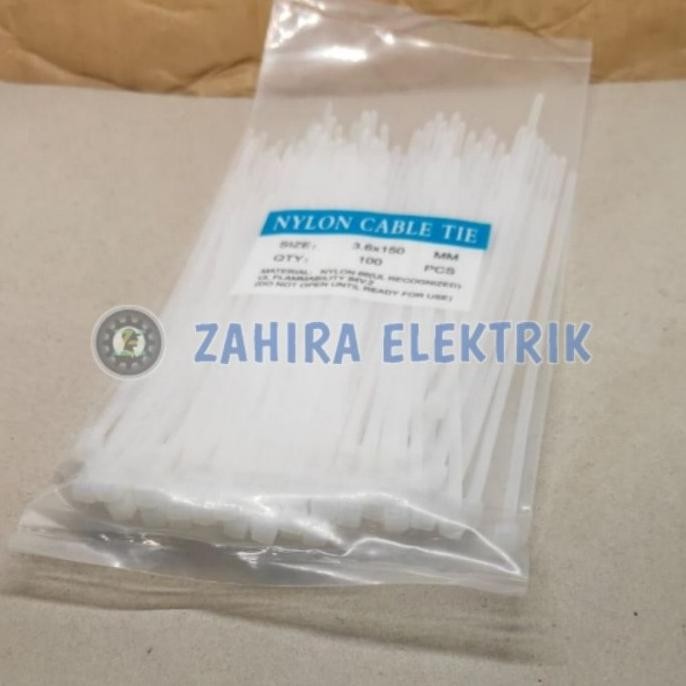 

=====] Kabel Ties / Kabel tis / Cable tie 15cm (3.6x150) Putih