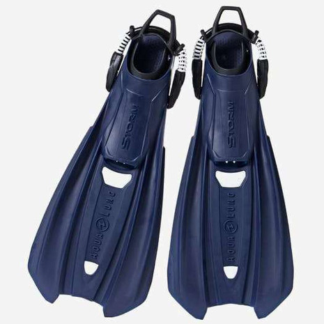 Diving Fin Scuba Kaki Katak Selam Open Heel Dive Fins Aqualung Storm