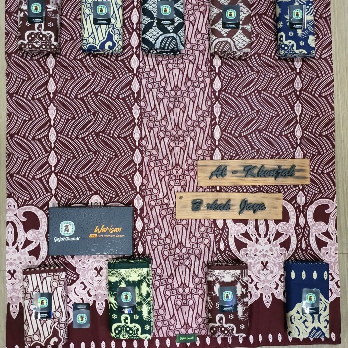 Sarung Gajah Duduk Batik Warisan Pure Premium Cotton Asli 100%