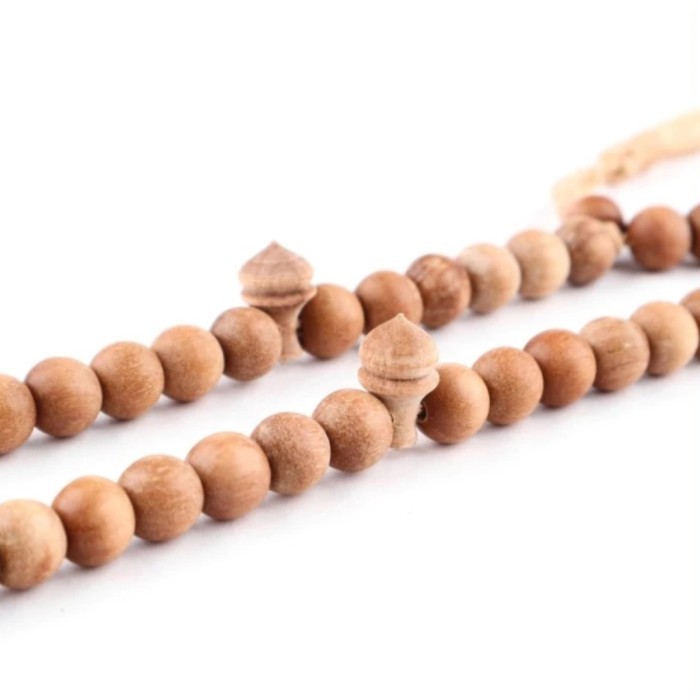 Tasbih Kayu Cendana 100, Jaminan Original Asli, Garansi Asli 100%