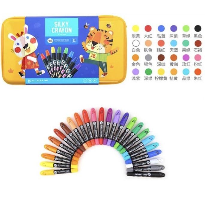 

JOAN MIRO BABY ROO SILKY CRAYON MAINAN EDUKASI