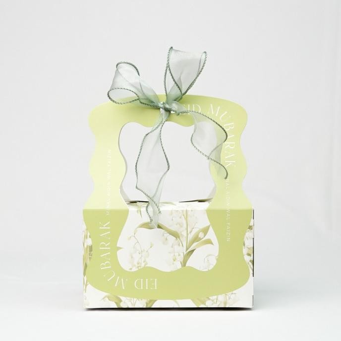 

@#@#@#] Box Lebaran Hampers 2 Toples Tabung Box Kue Kering Idul Fitri Elegant