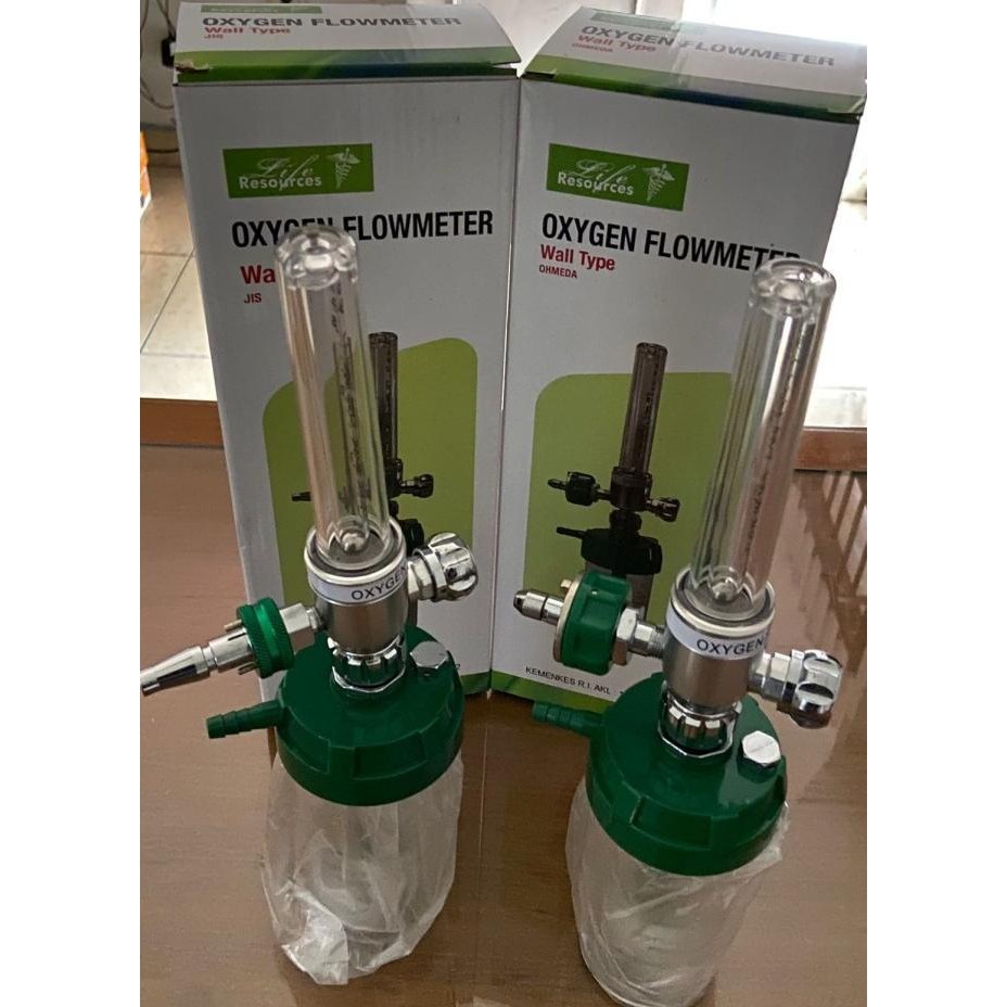 Flowmeter Oxygen Wall Male Connector C&U / Regulator Oksigen Dinding