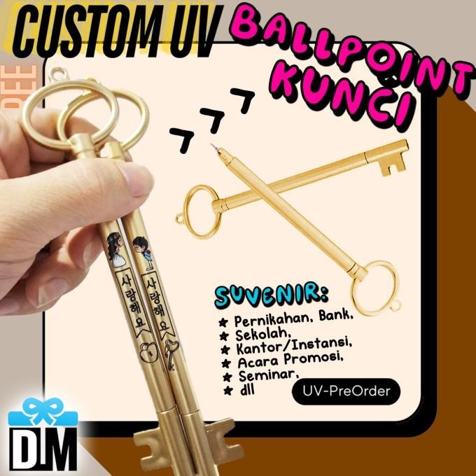 

best seller] Suvenir Nikah Bolpen Pena Kunci Key Model Couple Pena Pen Promosi Branding Souvenir Tea Pai Mingle Migle hadiah pernikahan Couple registrasi iklan ads Puplen Kustom Nama Logo Full Color