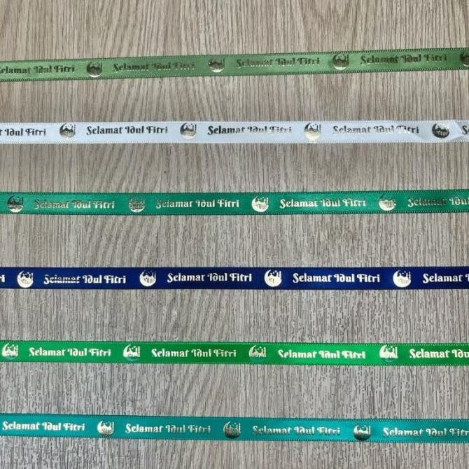 

Ready oke] Pita Satin Lebaran Selamat Idul Fitri