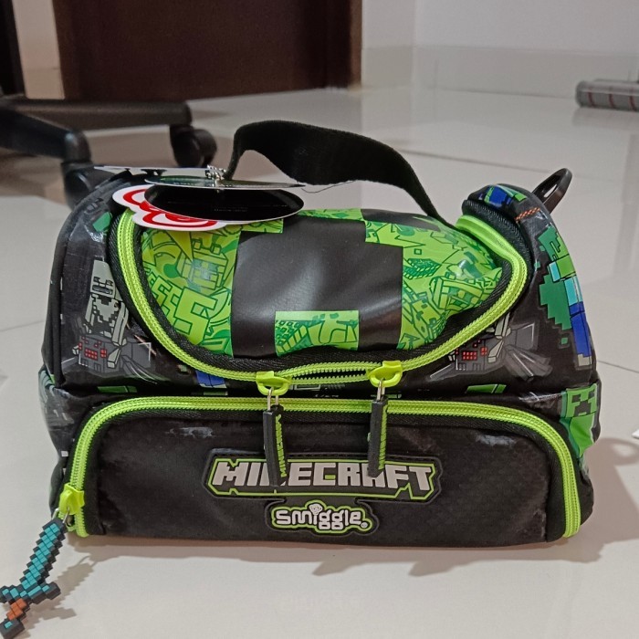 Smiggle Lunch Bag Minecraft/ Tas Bekal Smiggle Minecraft/ Kado