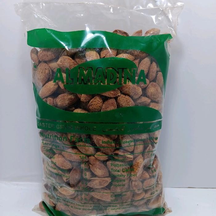 

Kacang Almond Panggang Rasa Manis 1kg - Tekstur Renyah dan Garing - Food, Snack