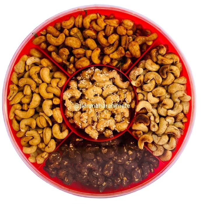 

Toples 5 varian Kacang Mete Mix Bawang Food Snacks Goreng Coklat Asin Gurih Balado Oleh-oleh Khas