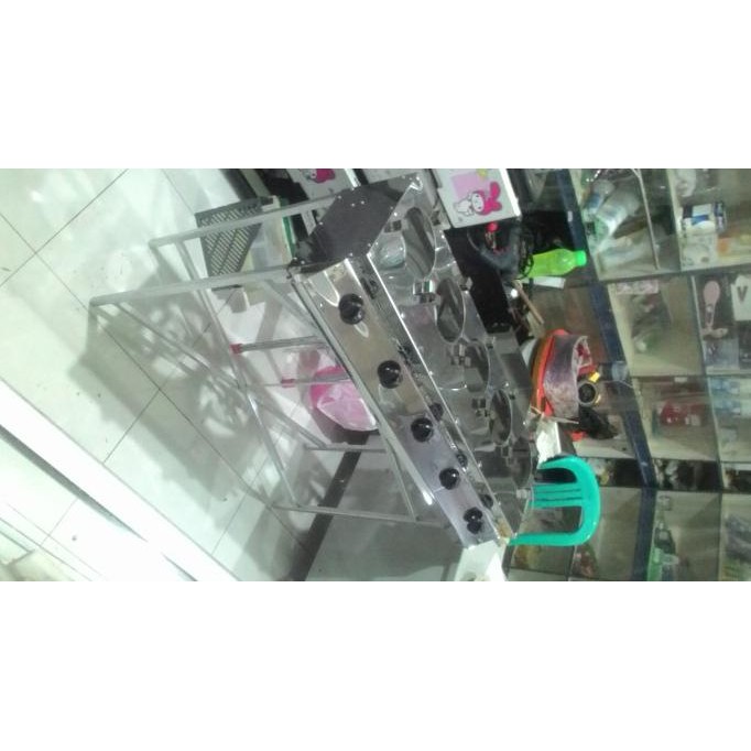 """] kompor gas serabi / surabi 5 tungku stainless