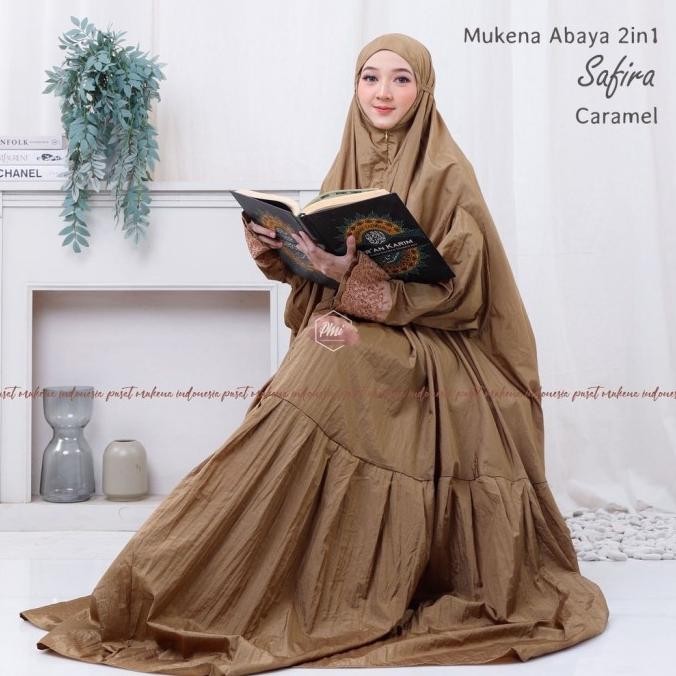 Mukena dewasa terusan mukena ponco mukena abaya jumbo (PMI)