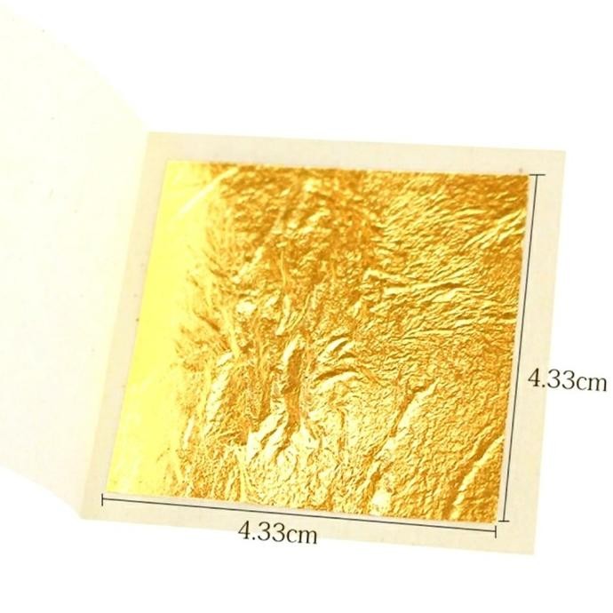 

hanya disini] Edible Gold Leaf Sheet / Kertas Emas Kue