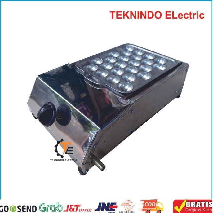 #####] kompor gas takoyaki 24L 1tungku + cetakan