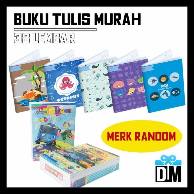 

#####] Buku Tulis Catatan Murah Sekolah anak TK SD SMP SMA KULIAH Kantor Akun