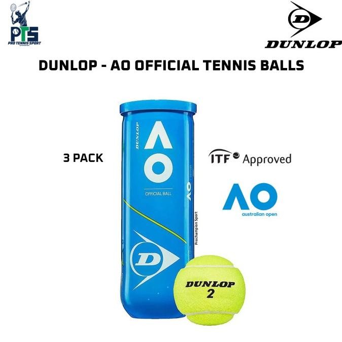 Bola Tenis Dunlop Original Australian Open AO Isi 3