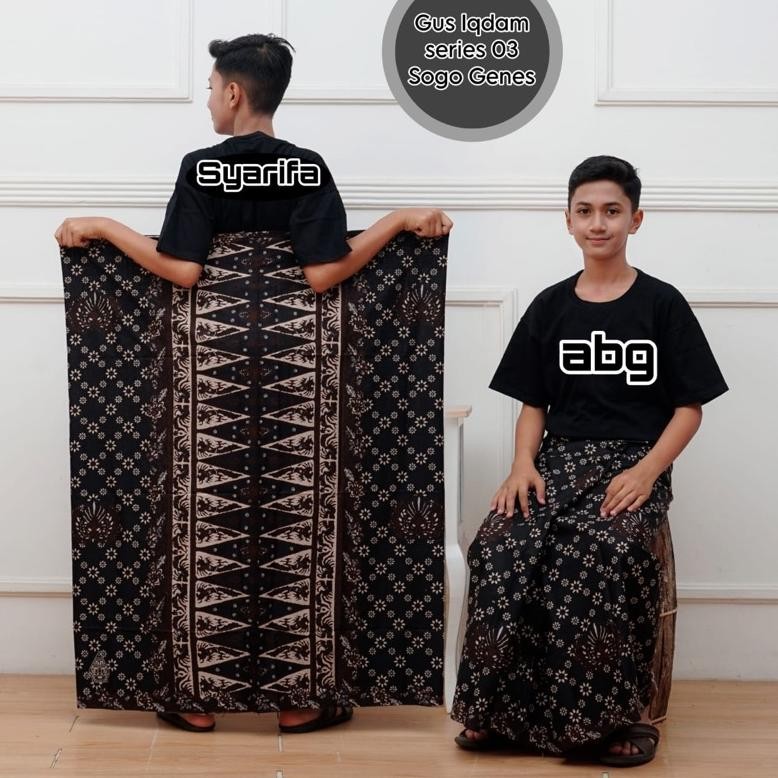 Diskon Sarung Batik Anak Sd-Smp//Sarung Batik Remaja//Sarung Batik Anak Motif Gunungan&Seno//Sarung 