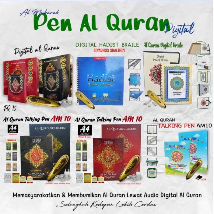 HOT SALE Mushaf Alquran Al Mubara Digital Talking Epen M 10