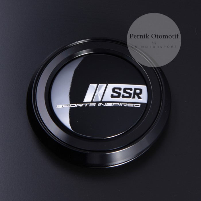 SSR Center Cap B Type - BLACK / Dop Velg Ori Jepang