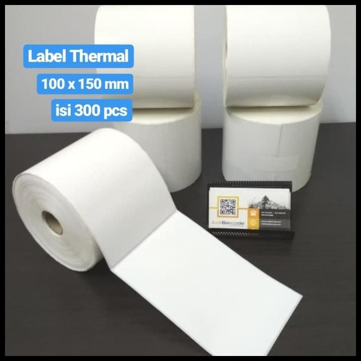 

Terlaris Label Barcode 100 X 150 Kertas Sticker Thermal 100X150 Mm (300 Pcs) Good Quality