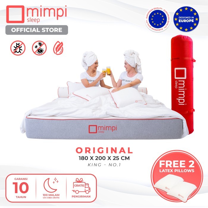 KASUR MIMPI ORIGINAL 180 X200 (KASUR LATEX)