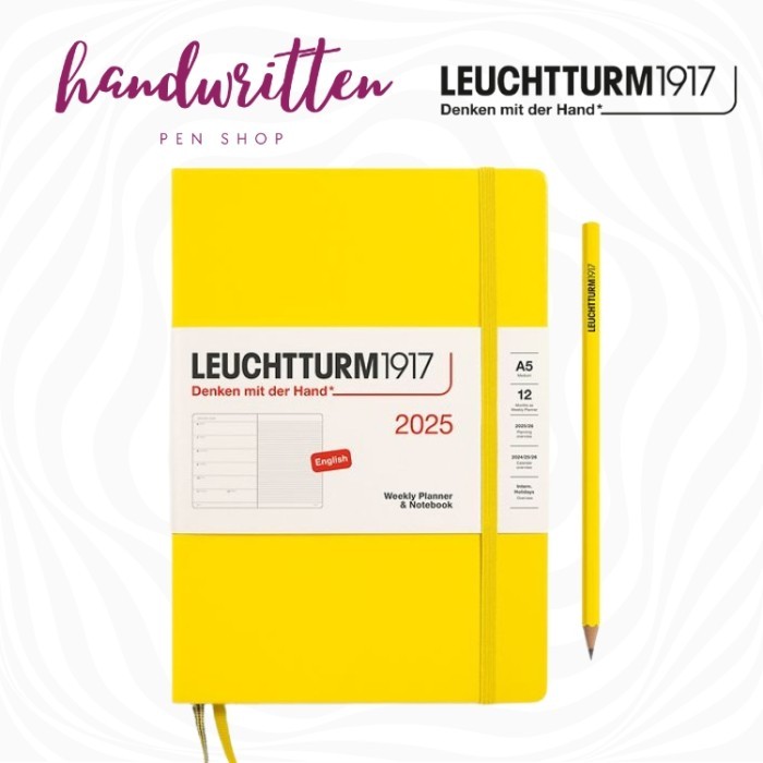 

LEUCHTTURM 1917 2025 Weekly Planner & Notebook Medium A5 Hardcover