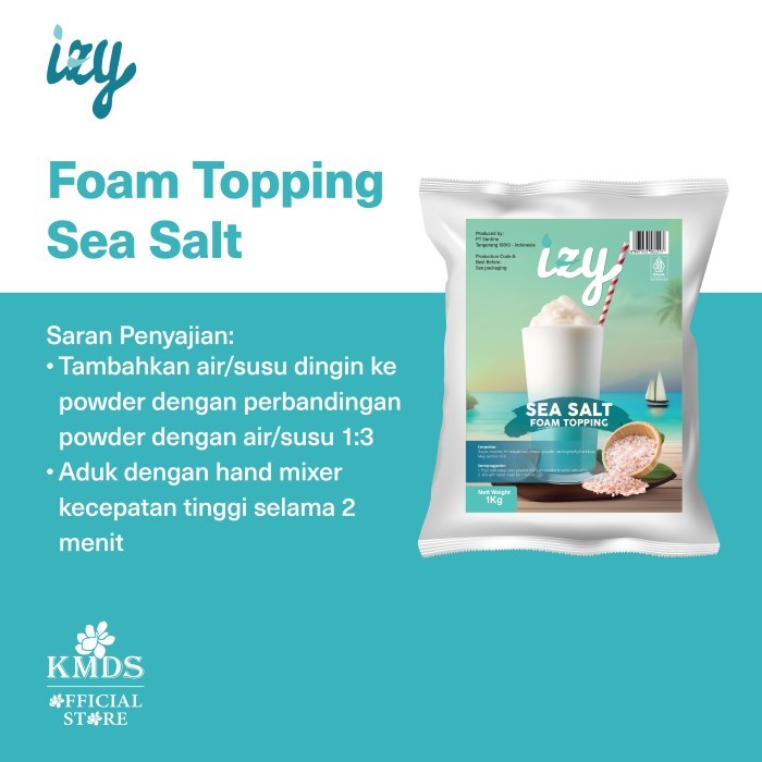 

Izy Premix Powder Sea Salt 1kg