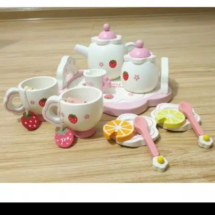 Wooden Toys Mother Garden Tea Set