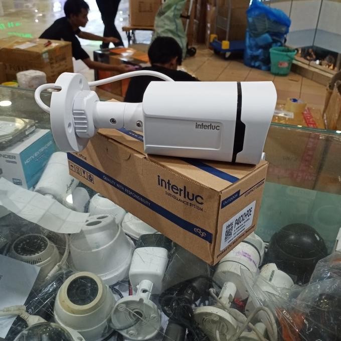 IP CAMERA EDGE INTERLUC IP40X+POE ASLI 4MP CCTV OUTDOOR / INDOOR NVR