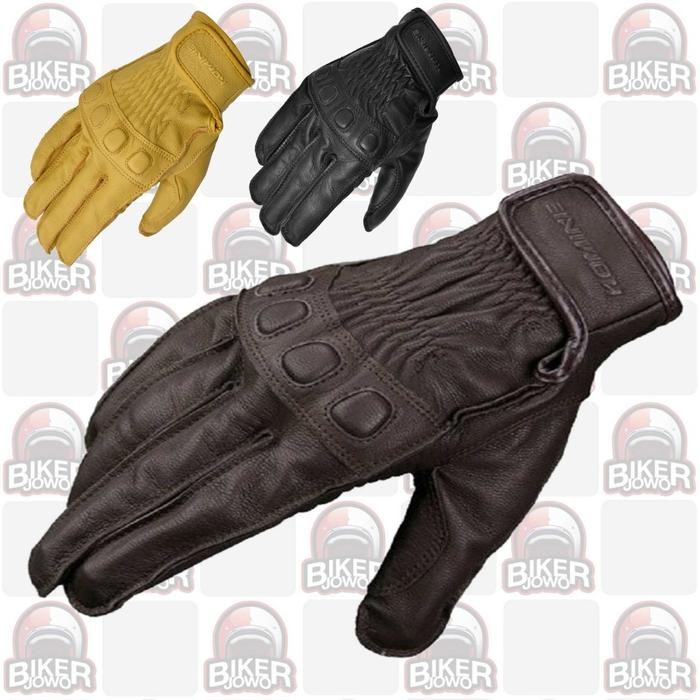 Komine GK-720 Gloves - Sarung Tangan Kulit Komine Original
