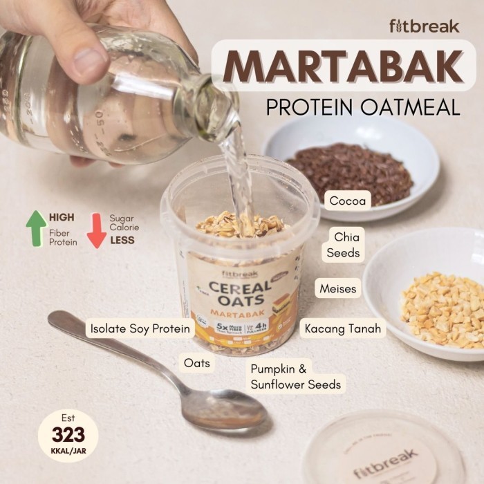 

Diy Paket 4 Gratis 1 Overnight Oats Fitbreak /Sarapan/Cemilan Sehat