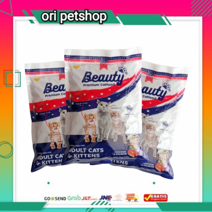 beauty cat food for adult & kitten (10 kg) setara cat choize ori cat