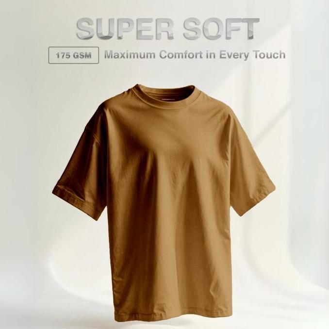 

Common Goods Short Sleeve Oversize T-Shirts - Almond Brown Berkualitas