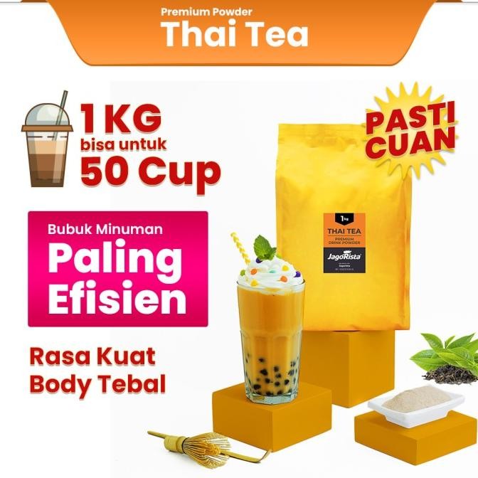 

1 Kg Jagorista - Thai Tea - Premium Bubble Drink Powder