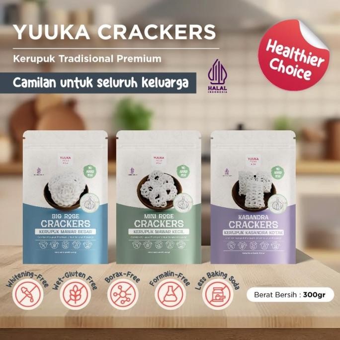 

YUUKA FOOD CRACKERS KERUPUK TRADISIONAL BAWANG YUKA KRUPUK ANAK SEHAT ORIGINAL