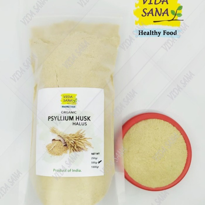 

PSYLLIUM HUSK 98% PURE - HALUS 500GR