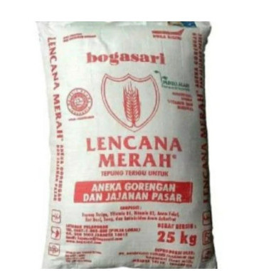 

TEPUNG TERIGU LENCANA MERAH BOGASARI 25KG