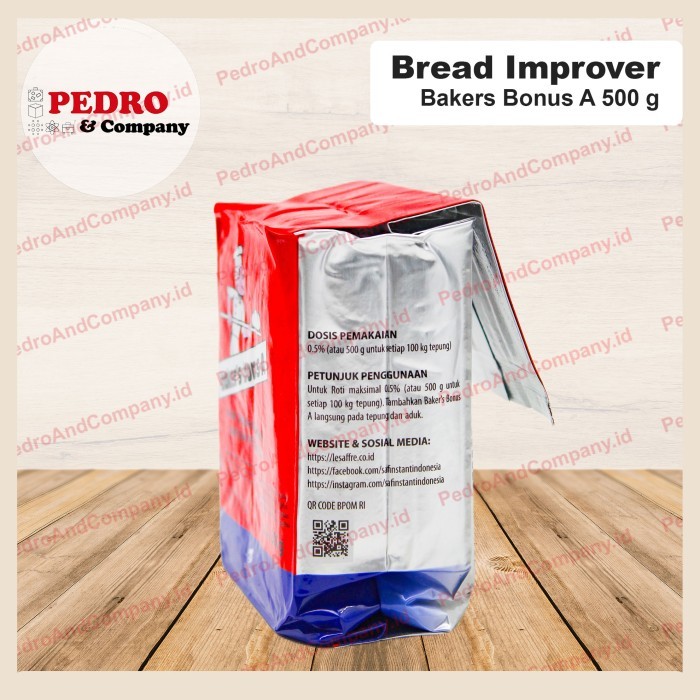 

BAKERS BONUS A 500 GRAM - BREAD IMPROVER TEPUNG CAMPURAN TAMBAHAN ROTI