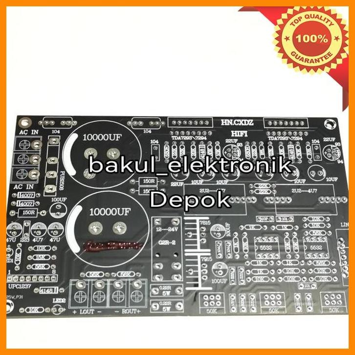[bak] pcb amplifier 100w x2 tda7294 tda7293