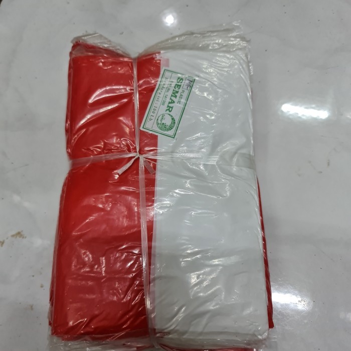 BENDERA PLASTIK MERAH PUTIH/BENDERA PLASTIK SEMAR MERAH PUTIH