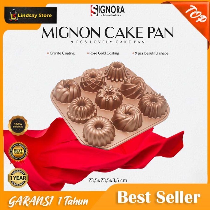 Mignon Cake Pan Signora / Loyang Sultan Mini Signora