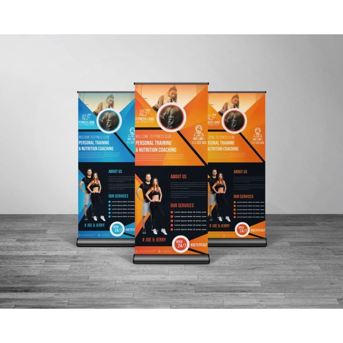 ROLL UP BANNER UKURAN 60X160 - + CETAK