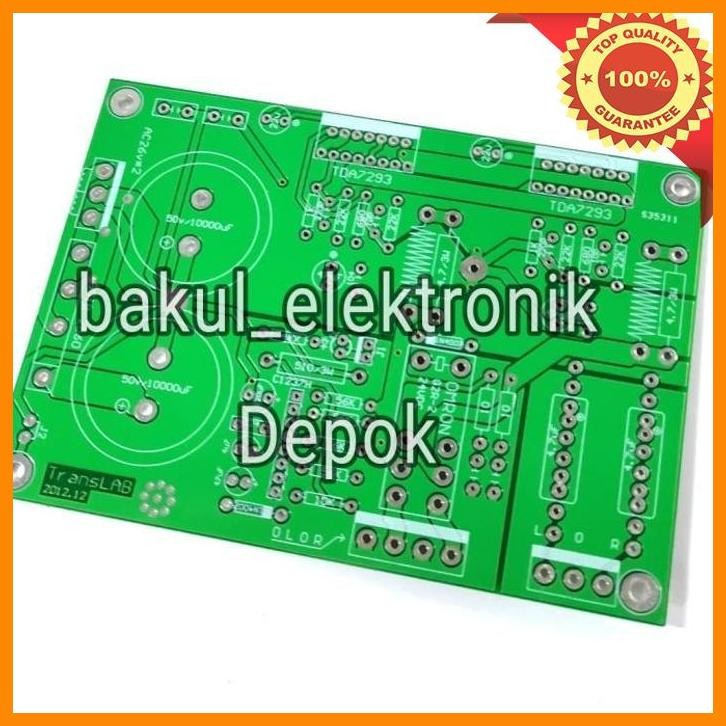 [bak] pcb power tda7293 stereo + speaker protech upc1237