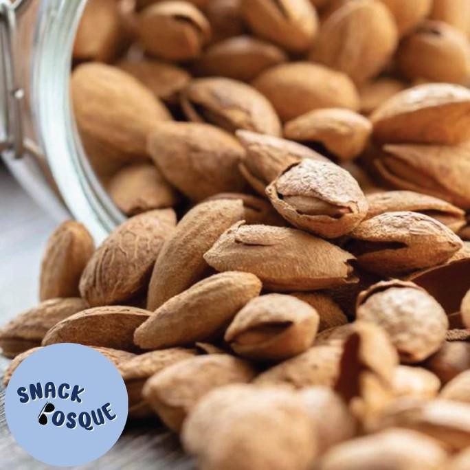

500GR KACANG ALMOND PANGGANG - ALMOND BUTTER MILK Berkualitas