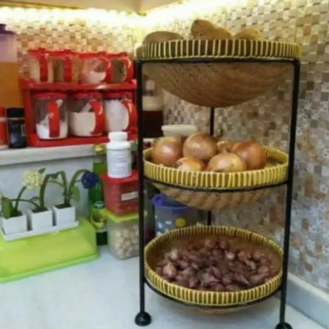 

RAK BAWANG/TEMPAT BUMBU BAWANG DAPUR ORIGINAL