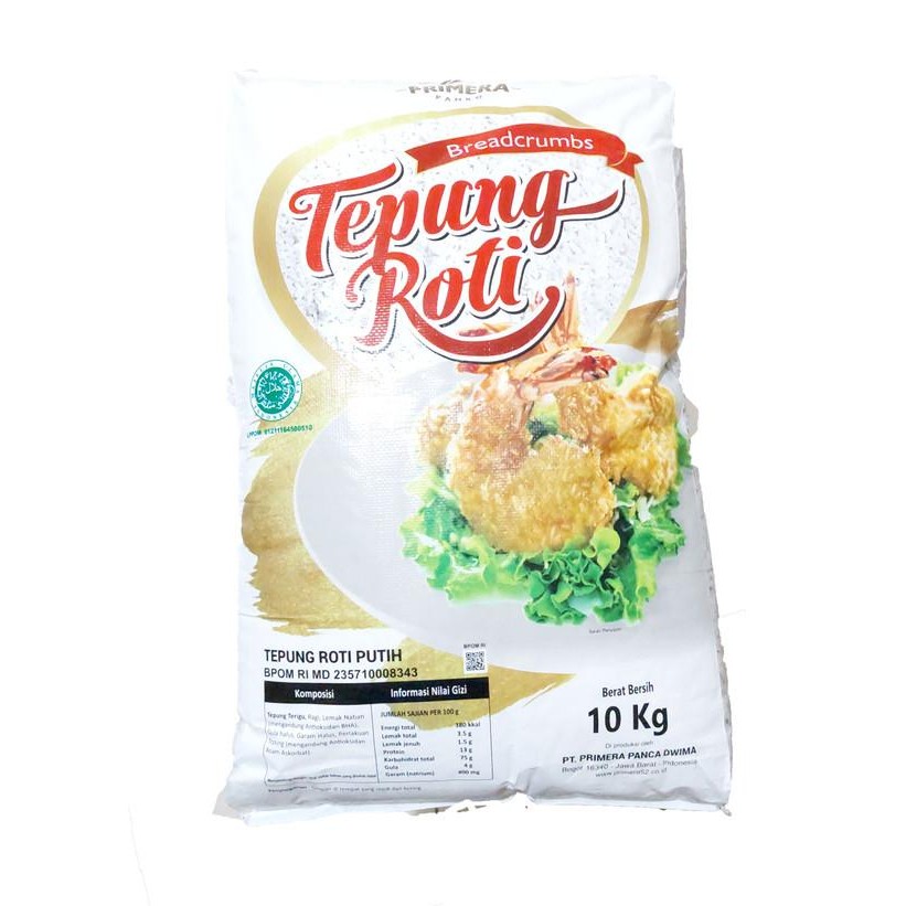 

Primera Panco White Bread Crumb Putih 1 A Arung 10G