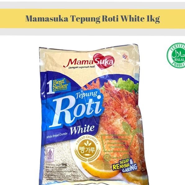 

Mamaua Tepung Roti White 1G White Bread Crumb