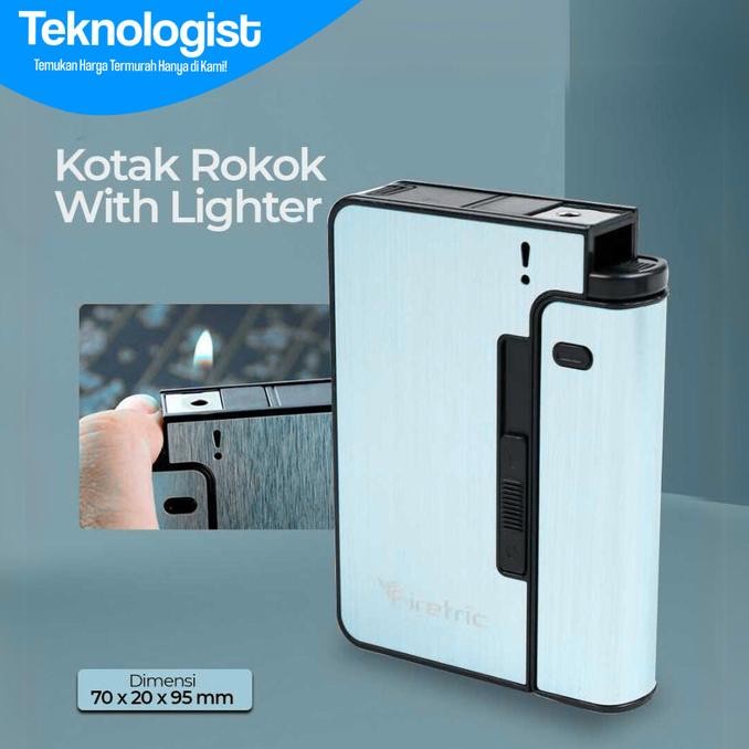 Baru Tempat Kotak Dengan Slot Lighter / Slot Korek Api