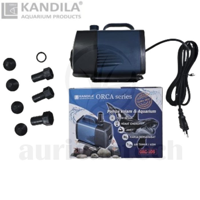 BOOM SALE Kandila Power Head Orca Series ORC-105 3000 LPH H 2M Filter Pompa Air 105 Kolam Akuarium