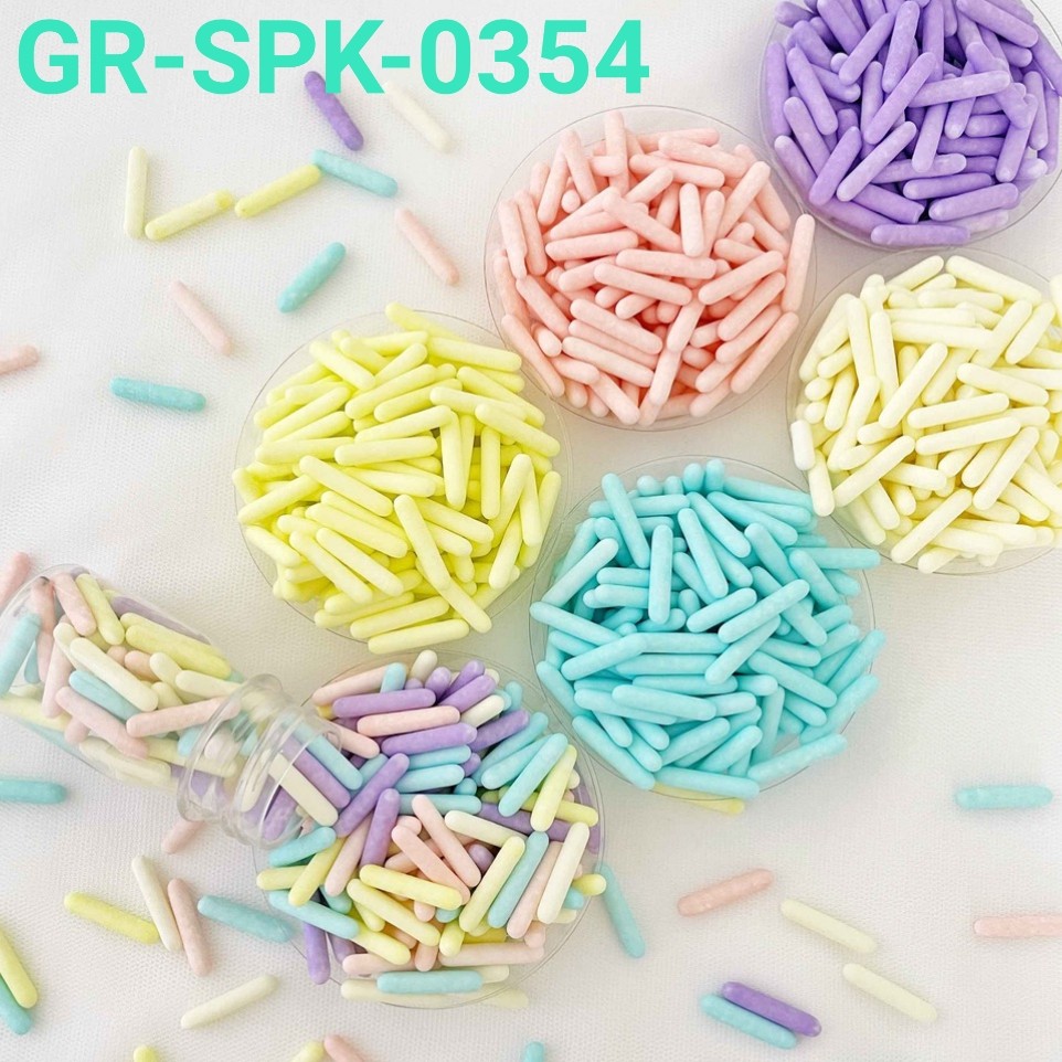 

GR-SPK-0354 Sprinkle springkel sprinkles 1kg meses besar stick pastel (sprinkles)