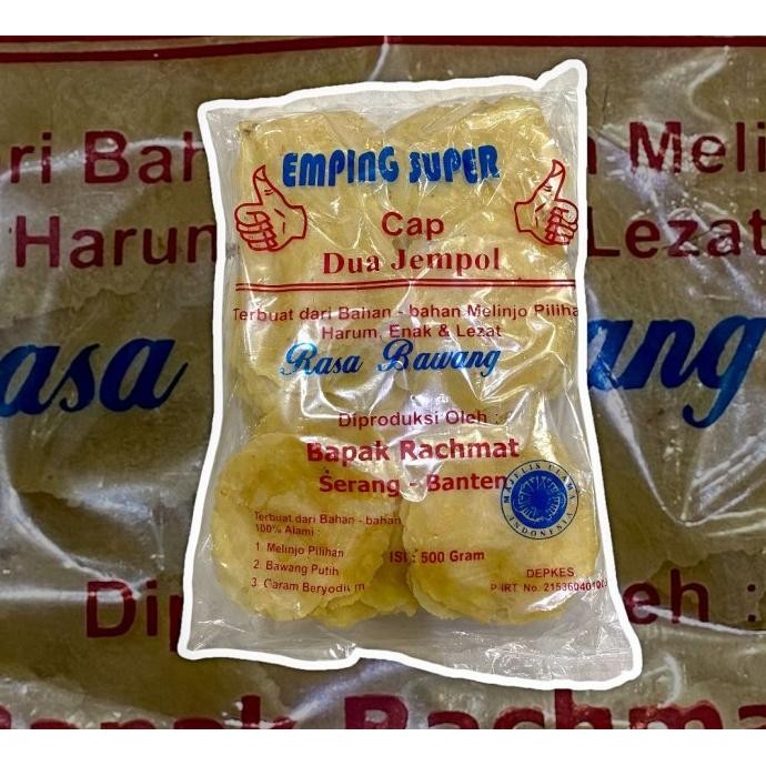 

EMPING SUPER CAP DUA JEMPOL RASA BAWANG 500GR ORIGINAL