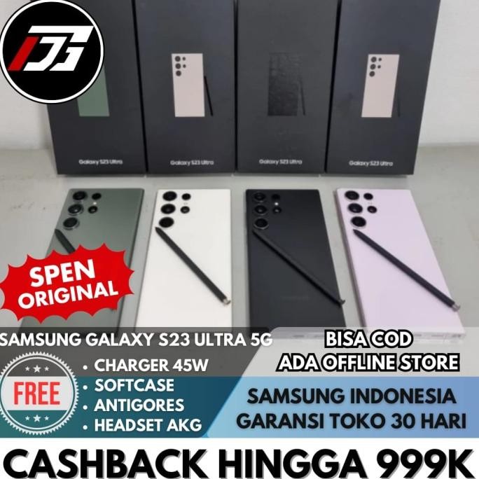 Promo SEIN Samsung Galaxy S23 & S22 Ultra 12/1TB 512GB 256GB 8/128GB Second Fullset Original